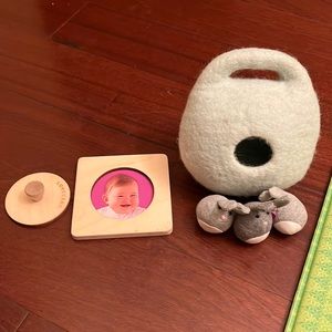 Lovevery bunny toy and puzzle